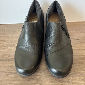 NWoT EARTH ORIGINS "Melva" Women Size 9.5, Black Bootie Small Heel Comfort